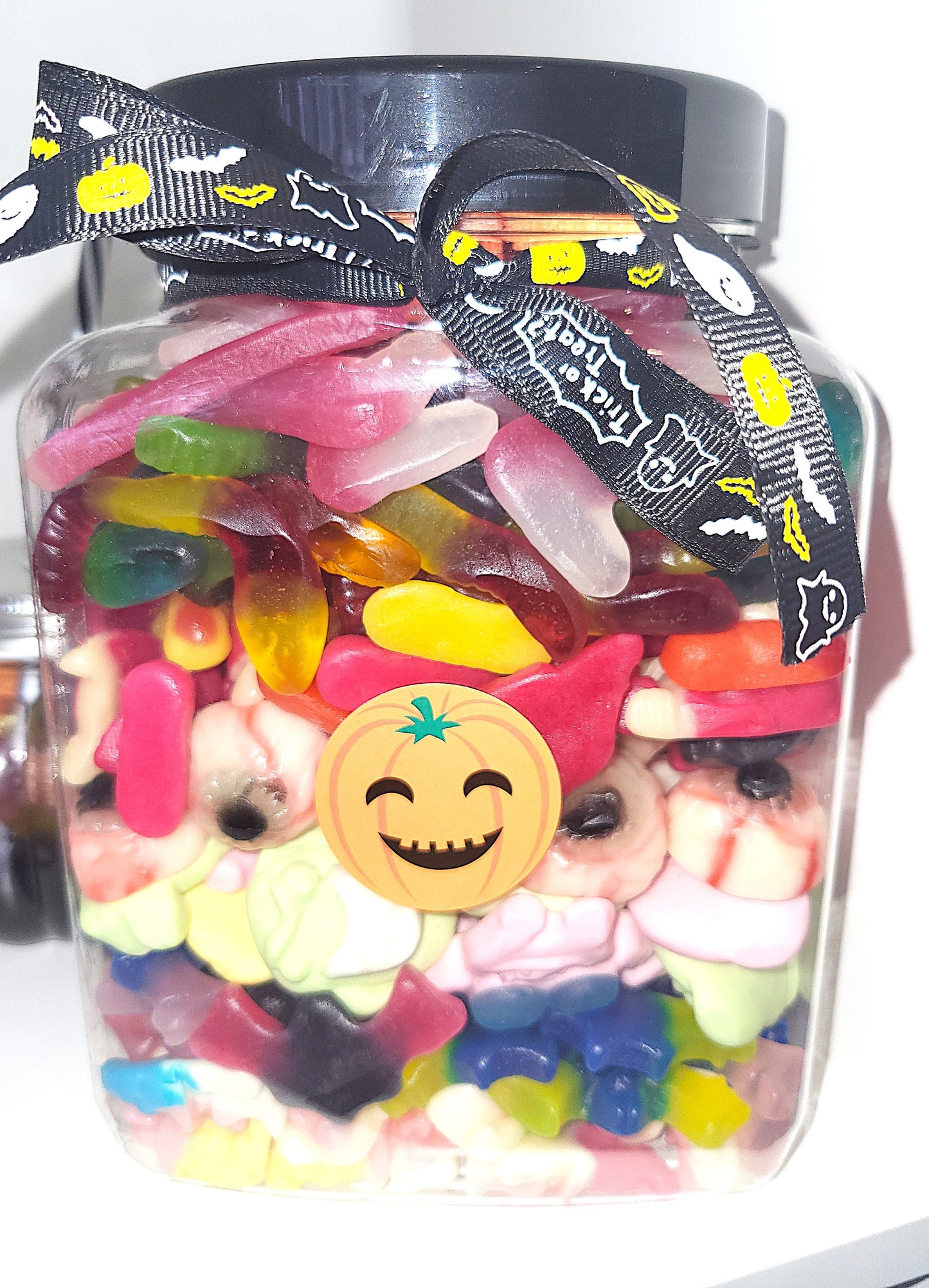 Halloween themed sweet jar