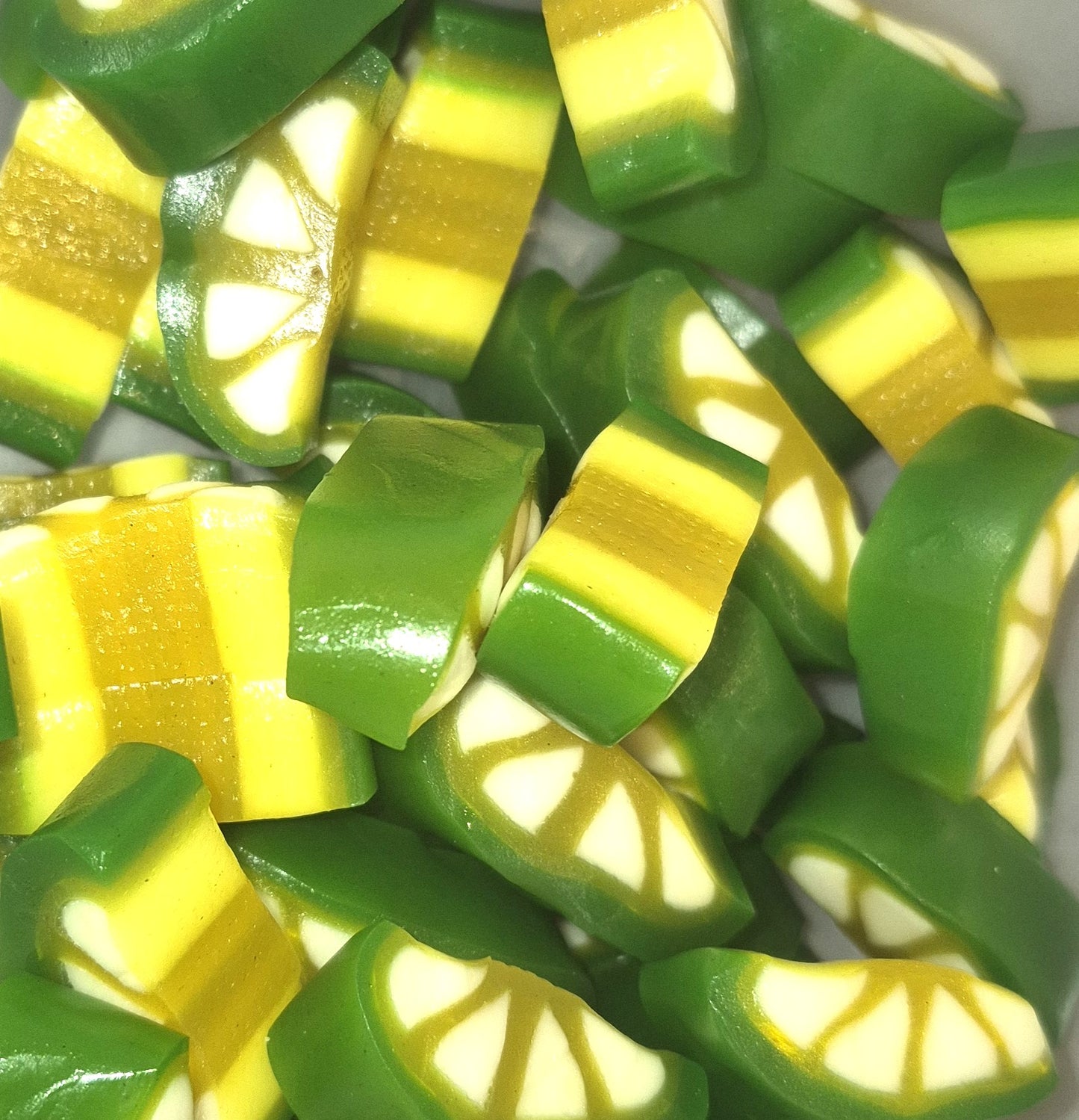 Liquorice lemon and lime slices