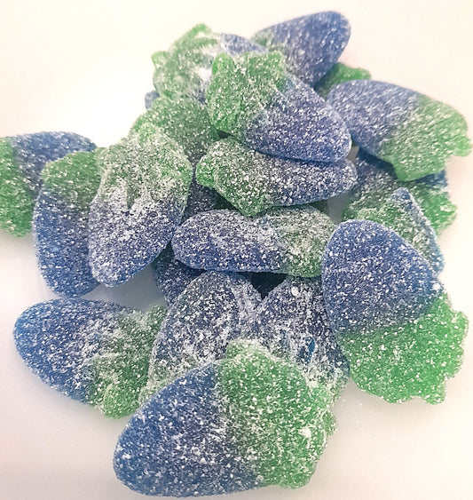 Vegan Fizzy Blue Raspberries