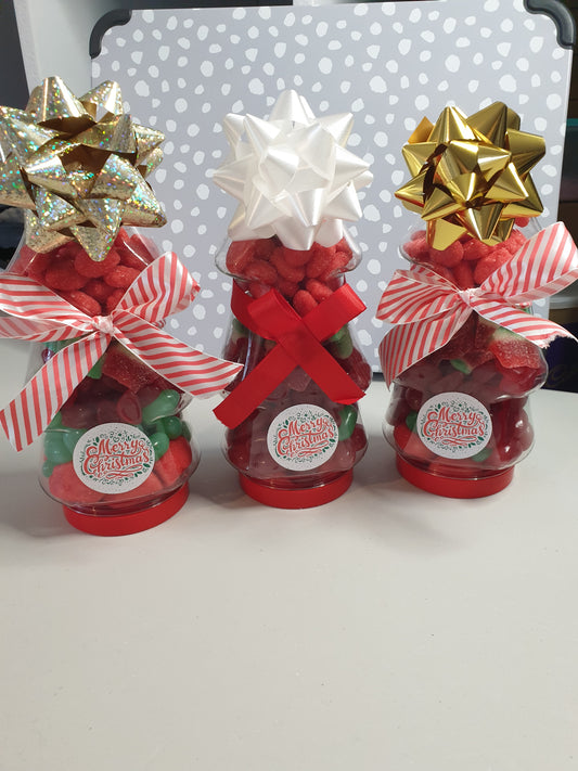 Christmas tree jars