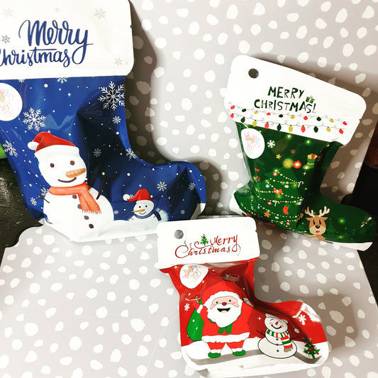 Christmas Stocking pouches of pick n mix